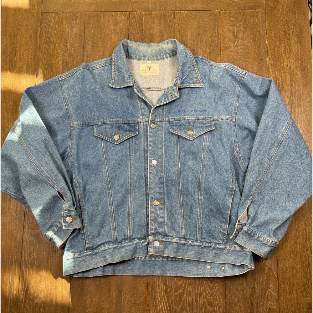 Vintage Disney Touchstone Pictures Denim Jacket XL Walt Disney Studios Store 90s